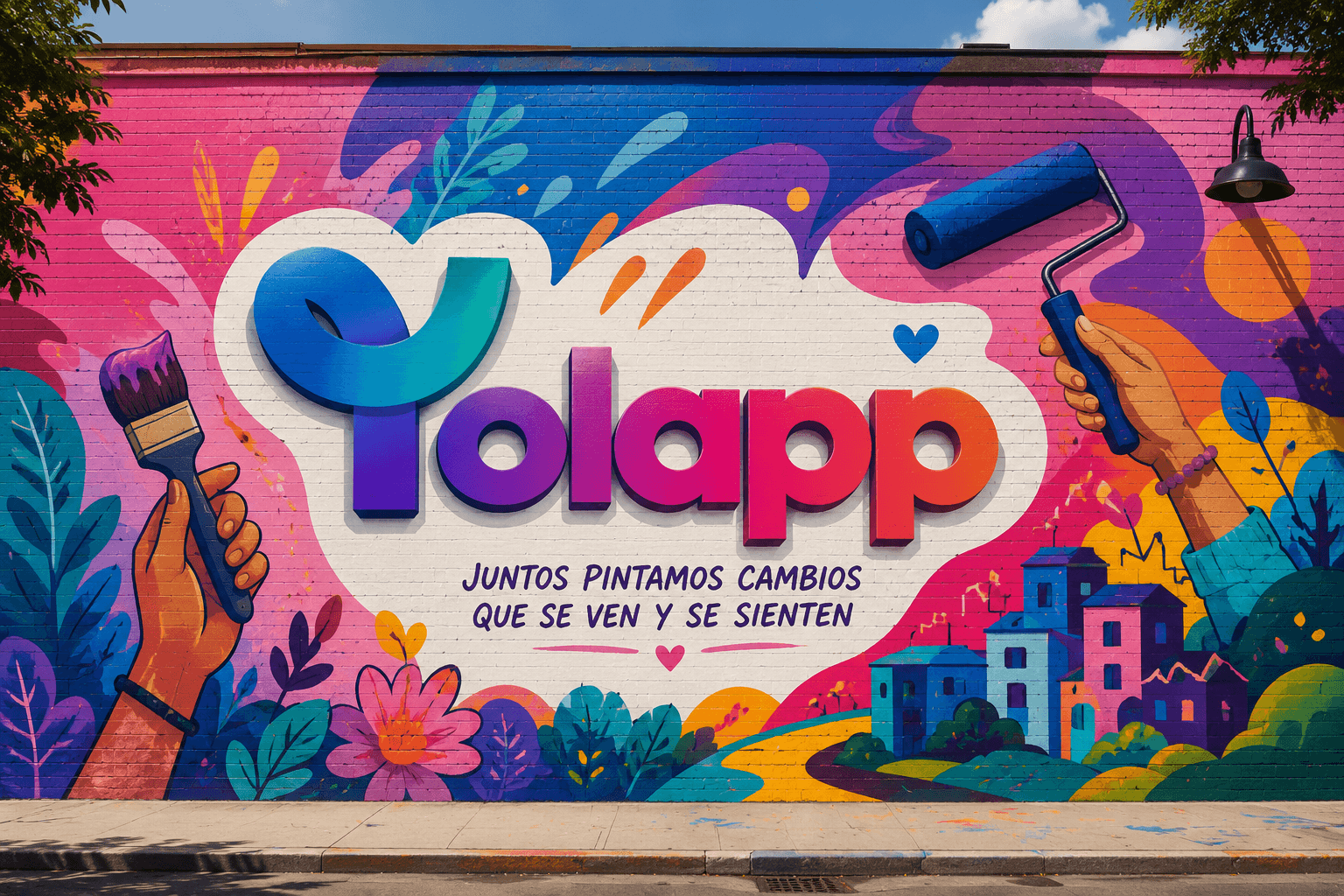 Pinta un muro, cambia una calle